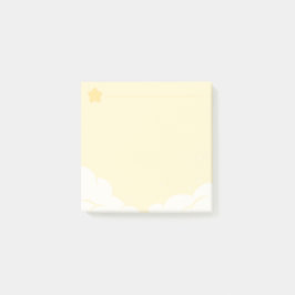 Sternanmerkung Auflage-Gelb Post-it Klebezettel