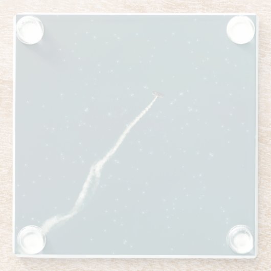 Sternanstreben Glasuntersetzer (Rückseite)