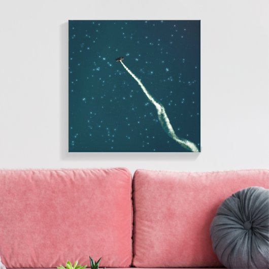 Sternanstreben Leinwanddruck (Insitu (Wohnzimmer))