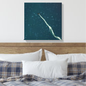 Sternanstreben Leinwanddruck (Insitu (Schlafzimmer))