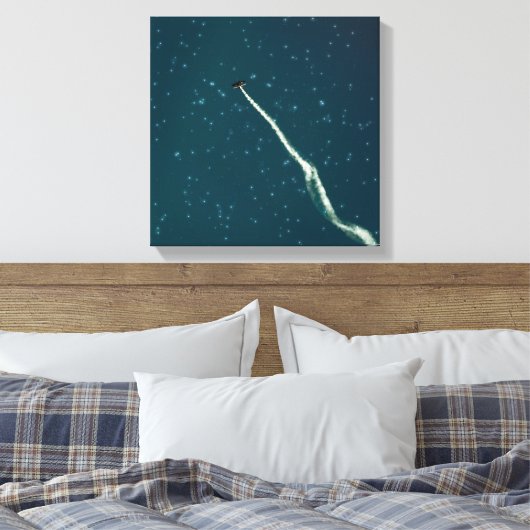 Sternanstreben Leinwanddruck (Insitu (Schlafzimmer))