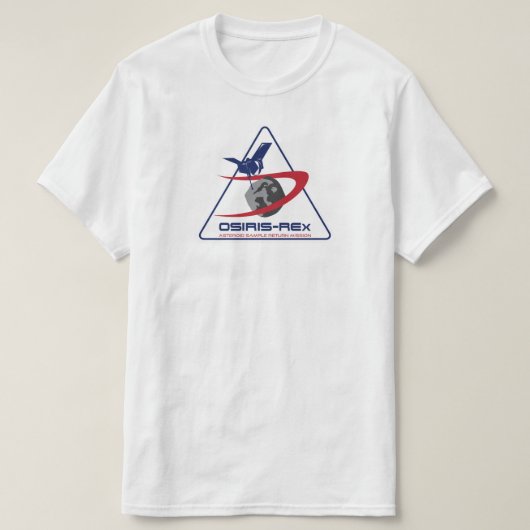 Sternartiger Beispielrückkehr Auftrag/OSIRIS-REx T-Shirt (Design vorne)