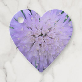 Sternaufkleber für lila Blume Geschenkanhänger