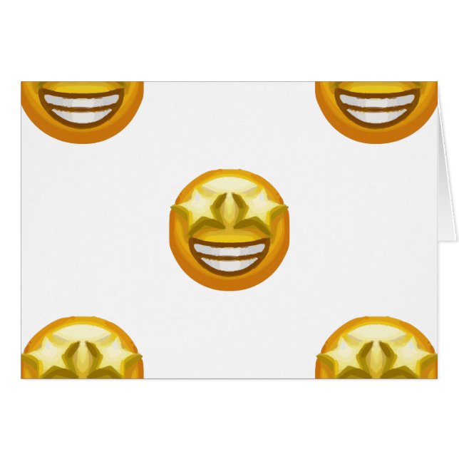 Sternaugen Emoji (Vorderseite (Horizontal))