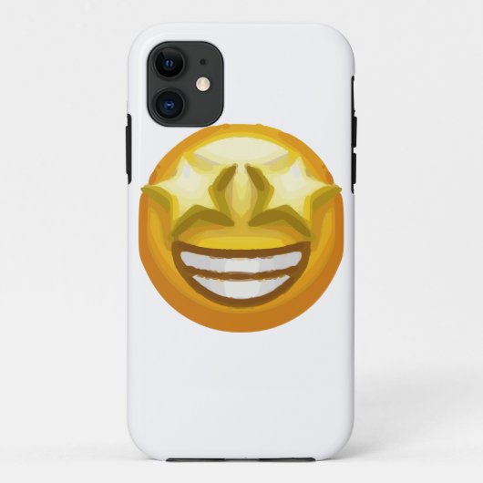 Sternaugen Emoji Case-Mate iPhone Hülle (Rückseite)