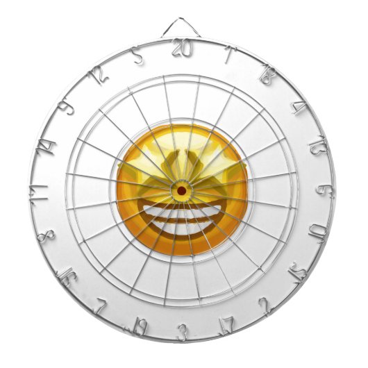 Sternaugen Emoji Dartscheibe (vorne)