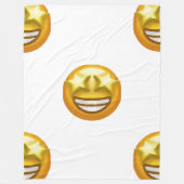 Sternaugen Emoji Decke (Vorderseite)