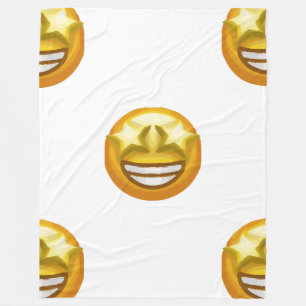 Sternaugen Emoji Decke