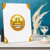 Sternaugen Emoji Fotoplatte (Seite)
