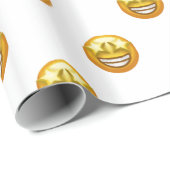 Sternaugen Emoji Geschenkpapier (Rolleneckpunkt)