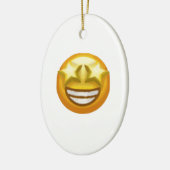 Sternaugen Emoji Keramikornament (Links)