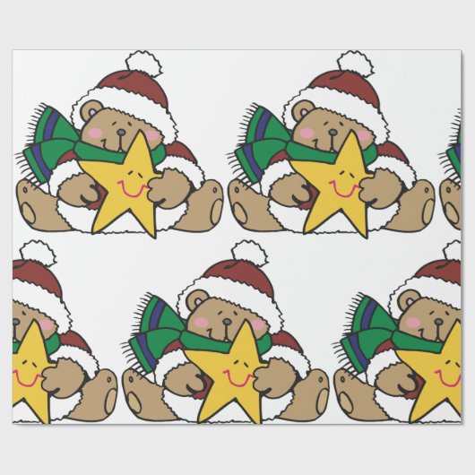 Sternbär Geschenkpapier (Flach)