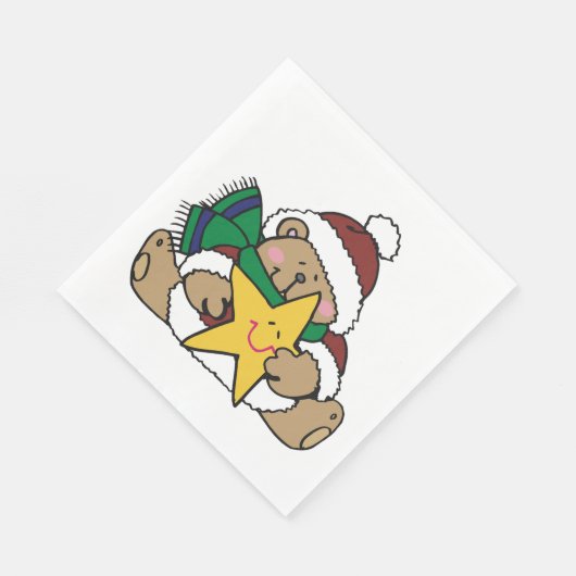 Sternbär Serviette (Ecke)