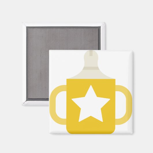 Sternbecher Magnet (Vorderseite/Rückseite)