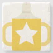 Sternbecher Steinuntersetzer (Vorderseite)