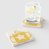 Sternbecher Steinuntersetzer (Seitenansicht)