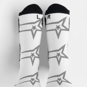 Sternbedrucktes Bild Stylisches Cool Aussehen Socken