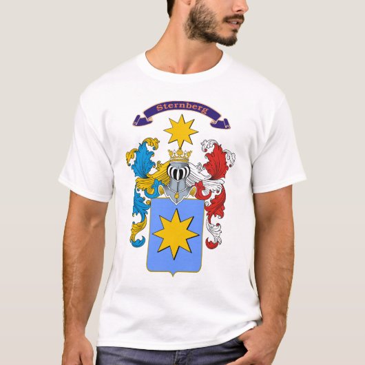 Sternberg-Familien-ungarischer Wappen-T - Shirt (Vorderseite)