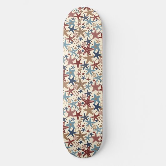 Sternbespangt Skateboard (Vorderseite)