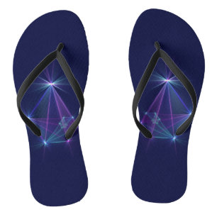 Sternbild, abstrakte Fantasy-Fraktalkunst Badesandalen