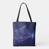 Sternbild, abstrakte Fantasy-Fraktalkunst Tasche (Rückseite)