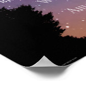 Sternbild Ajijaak und Midewigaan Ojibwe Poster (Ecke)