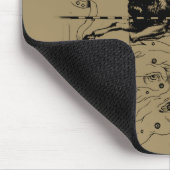 Sternbild Aries Hevelius 1690 Mousepad (Ecke)