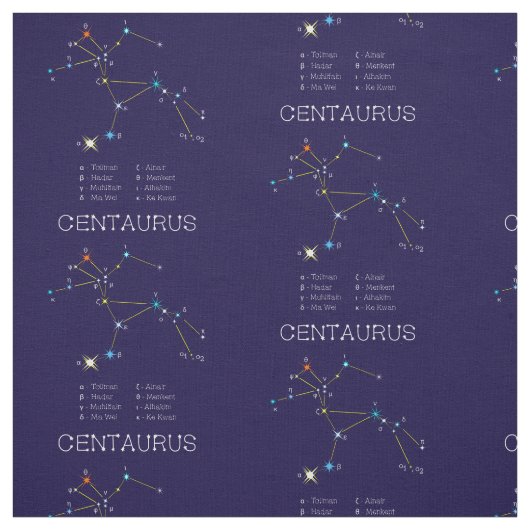 Sternbild Centaurus Stoff (Muster)