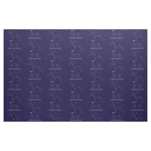 Sternbild Centaurus Stoff (Fat Quarter (45,7 x 55,9 cm))