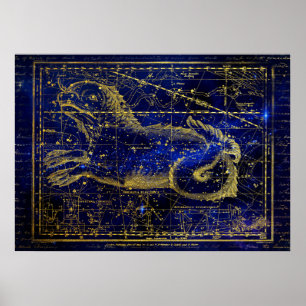 Sternbild Cetus Poster
