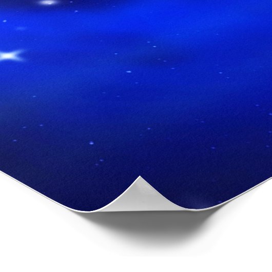 Sternbild der Sterne Poster (Ecke)