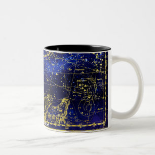 Sternbild des Pferdes Zweifarbige Tasse