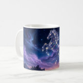 Sternbild des Tapferen Rosses Kaffeetasse (Vorderseite Links)