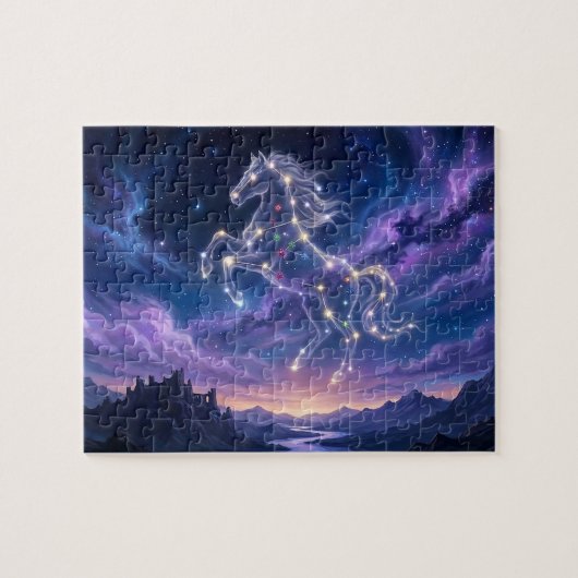 Sternbild des Tapferen Rosses Puzzle (Horizontal)