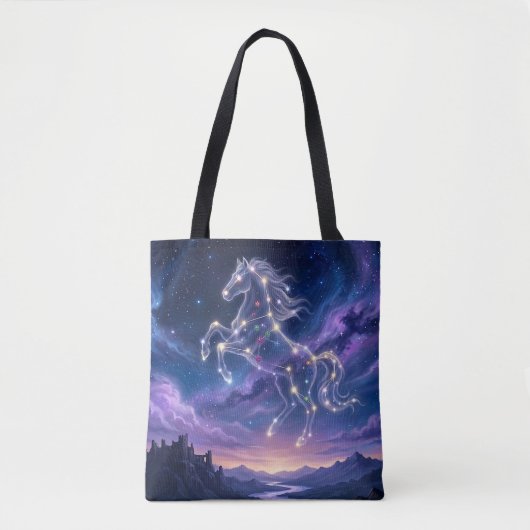 Sternbild des Tapferen Rosses Tasche (Vorderseite)