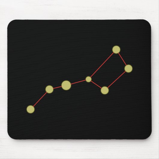 Sternbild Grosser Wagen constellation big dipper Mousepad (Vorne)