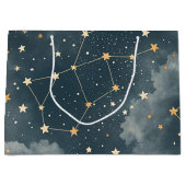 Sternbild Himmelsmuster (4) Große Geschenktüte (Vorderseite)