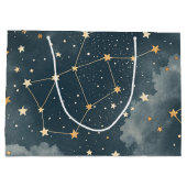 Sternbild Himmelsmuster (4) Große Geschenktüte (Rückseite)