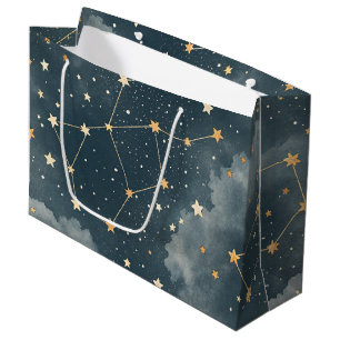 Sternbild Himmelsmuster (4) Große Geschenktüte