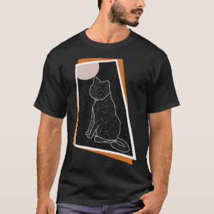 Sternbild Katzen Konstellation Katzenmutter Katze T-Shirt