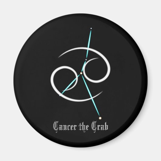 Sternbild Krebs Magnet (Vorne)