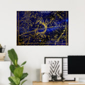 Sternbild Krebs Poster (Heimbüro)