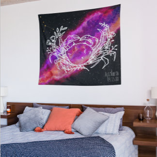 Sternbild Krebs Sternzeichen Name Zodiakzeichen Wandteppich