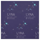 Sternbild Lyra Stoff (Muster)