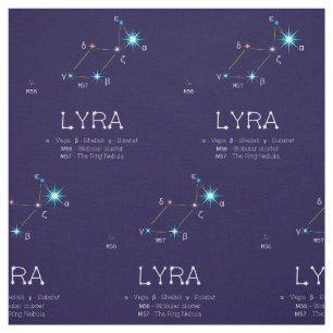 Sternbild Lyra Stoff