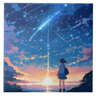 Sternbild mit Sternbildern Fliese