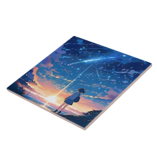 Sternbild mit Sternbildern Fliese (Seite)