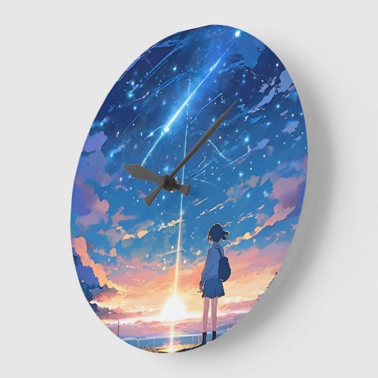 Sternbild mit Sternbildern Große Wanduhr (Winkel)