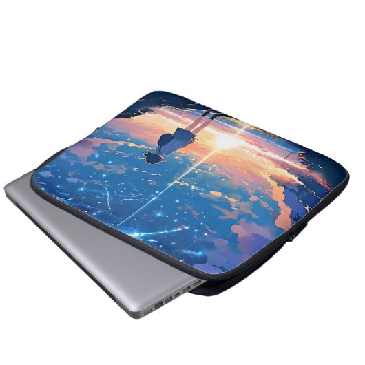 Sternbild mit Sternbildern Laptopschutzhülle (Vorne Knopf)