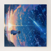Sternbild mit Sternbildern Puzzle (Horizontal)